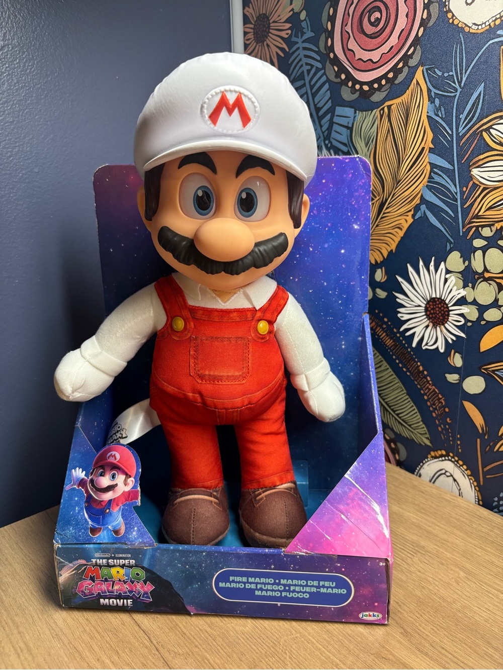 Nintendo Fire Mario The Super Mario Galaxy Movie 14" Plush NEW
